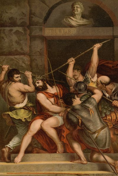 Die Krönung mit Dornen von Tiziano Vecelli