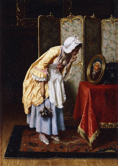 Der heimliche Verehrer, 1871 von Tito Conti