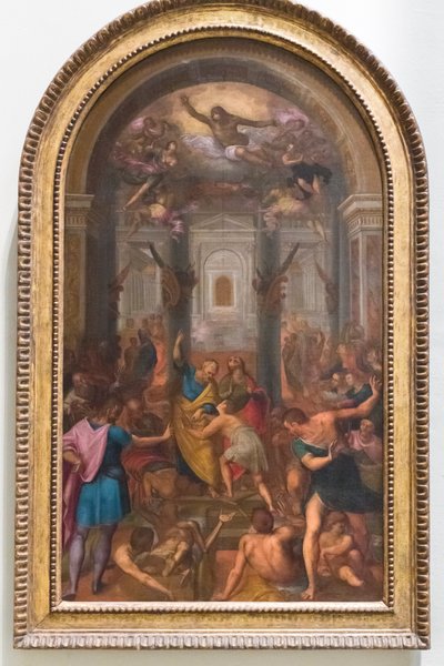 Das Wunder des Schattens von St. Peter von Tommaso Laureti