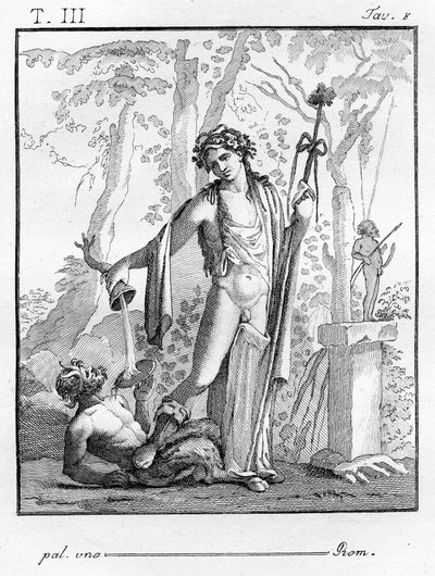 Bacchus mit Thyrsus, 1804 von Tommaso Piroli