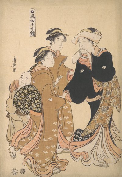 Druck, ca. 1788 von Torii Kiyonaga