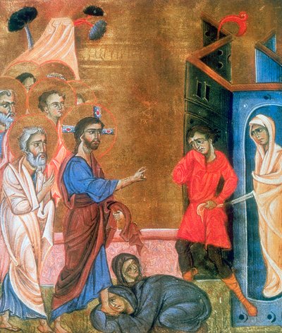 Die Auferweckung des Lazarus von T