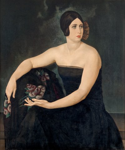 Porträt einer Dame, 1924 von Ubaldo Oppi