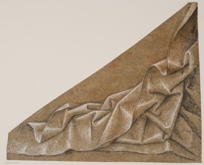 Draperiestudie von Ubekendt