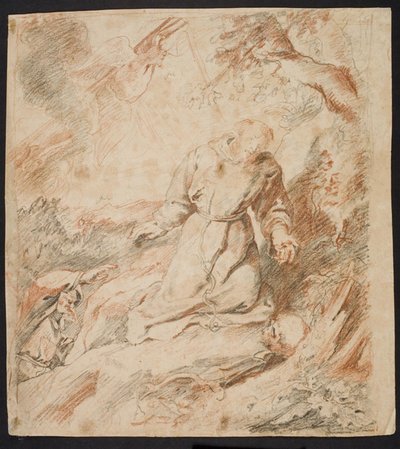 Die Stigmatisation des heiligen Franziskus von Ubekendt efter Peter Paul Rubens