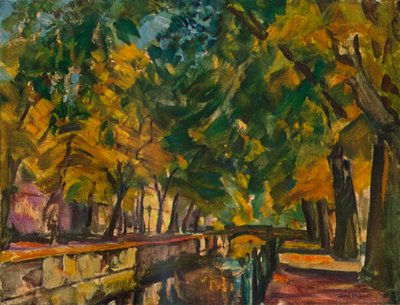 Kanal in Potsdam, ca. 1926 von Ulrich Hubner