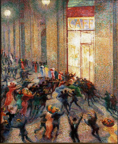 Ein Kampf in der Arkade von Umberto Boccioni