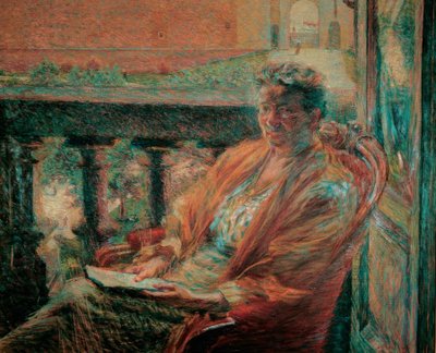 Bildnis Frau Meta Quarck von Umberto Boccioni