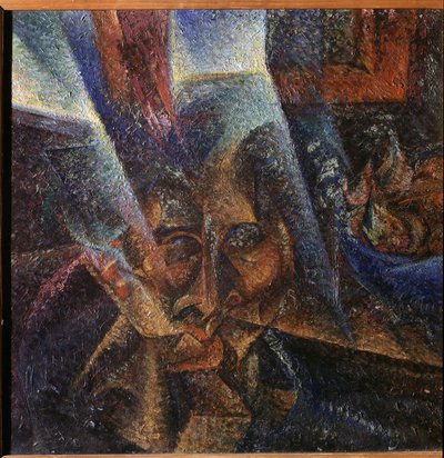 Licht, Gesicht und Atmosphäre von Umberto Boccioni