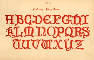 14. Jahrhundert. Britisches Museum, 1862 von Unbekannt