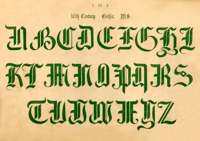 16. Jahrhundert. Gotisch. MS, 1862 von Unbekannt