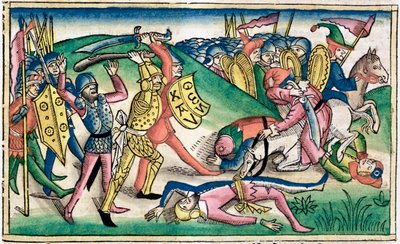 1. Könige 15:16: Krieg zwischen Asa und Baesa von Unbekannt