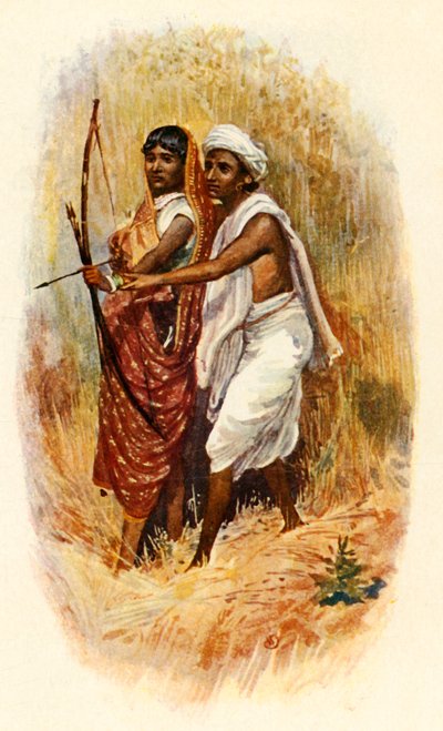 Ein Bhil-Paar, um 1910 von Unbekannt