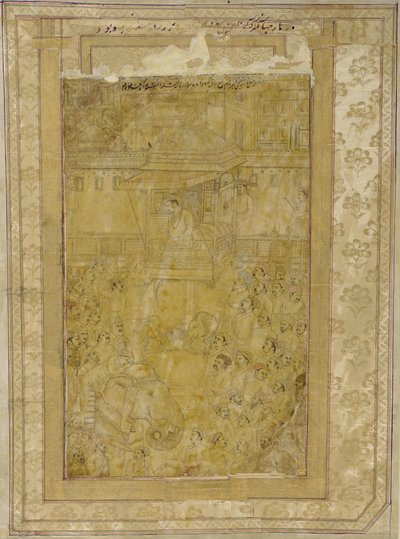 Ein Darbar von Jahangir, frühes 17. Jahrhundert von Unbekannt