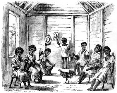 Eine Dominikanische Schule, Santo Domingo von Unbekannt