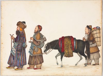Eine Familie von Tataren, ca. 1885 von Unbekannt