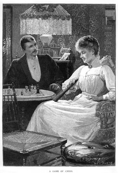 Ein Schachspiel, ca. 1900er-1910er Jahre von Unbekannt