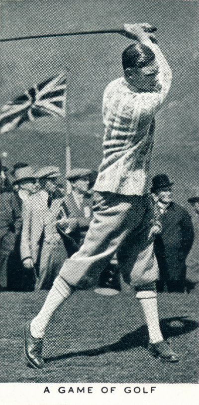 Ein Golfspiel, 1924 von Unbekannt