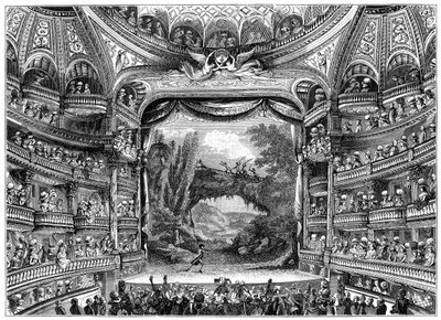 Eine Vielzahl von Vergnügungen, Französisches Theater von Unbekannt