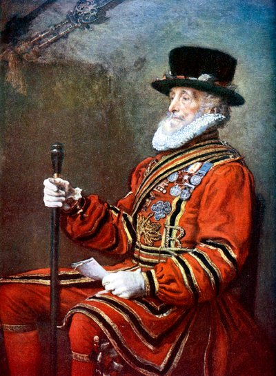 Ein Yeoman der Garde, um 1905 von Unbekannt