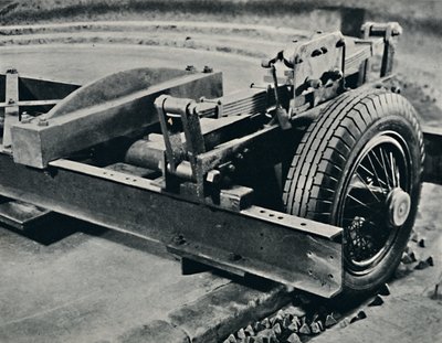Ein Roadster-Reifen im Test, 1937 von Unbekannt