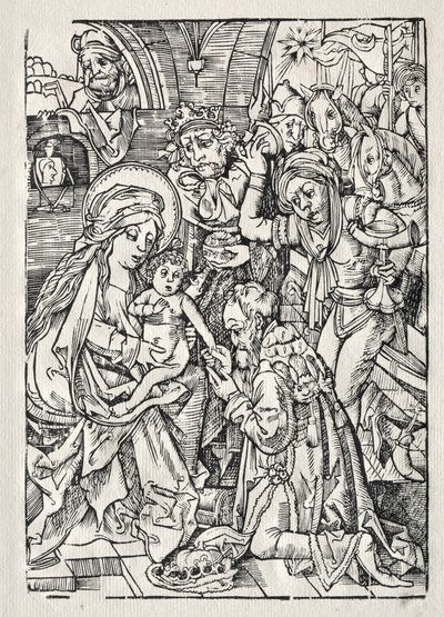 Anbetung der Könige, um 1500 von Unbekannt