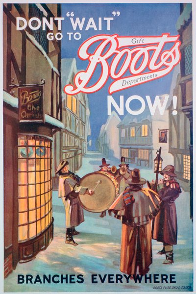 Werbung für Boots the Chemists, 1924 von Unbekannt