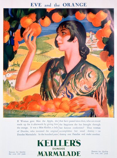 Werbung für Keillers Dundee Marmelade, 1927 von Unbekannt