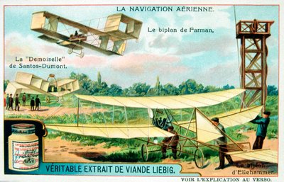 Luftnavigation, ca. 1910 von Unbekannt