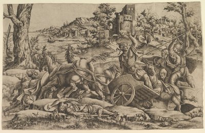 Agamemnon tötet Odios, ca. 1545 von Unbekannt