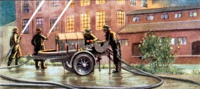 Luftschutzmaßnahmen, Zigarettenkarte, britisch, 1938 von Unbekannt
