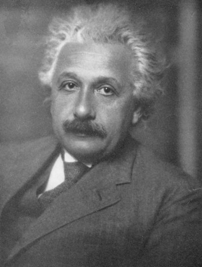 Albert Einstein, deutsch-schweizerisch-amerikanischer Mathematiker und Physiker von Unbekannt