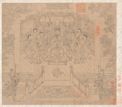 Album mit daoistischen und buddhistischen Themen von Unbekannt