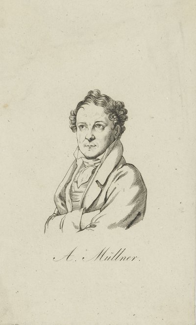 Amandus Gottfried Adolf Müllner 1774-1829, 1810-1820 von Unbekannt