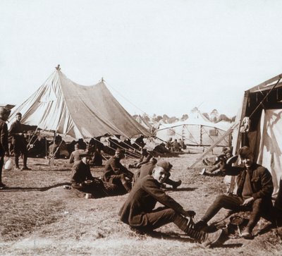 Amerikanisches Lager, Melette, Frankreich, ca. 1914-1918 von Unbekannt