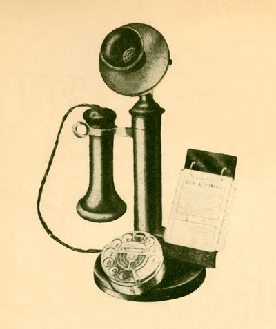 Ein automatischer Telefonempfänger, ca. 1930 von Unbekannt