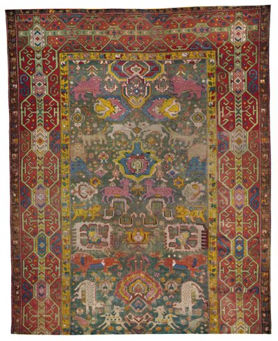 Armenischer Kouba-Teppich, Teil, 19. Jahrhundert, 1928 von Unbekannt