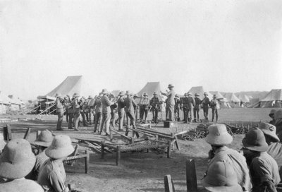 Armee-Bandprobe, Howshera, 1917 von Unbekannt