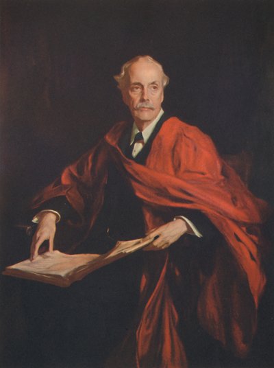 Arthur Balfour, um 1920er Jahre von Unbekannt