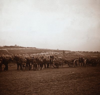 Artillerie, Genicourt, Nordfrankreich, um 1914-1918 von Unbekannt