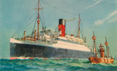 Ascania, Cunard White Star, 1920er Jahre von Unbekannt