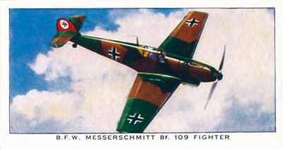 B.F.W. Messerschmitt Bf. 109 Jagdflugzeug, 1938 von Unbekannt