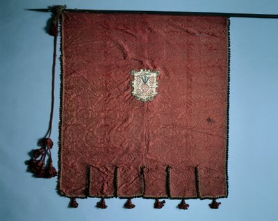 Banner mit Medaillons der Passion Christi, 1700er Jahre von Unbekannt