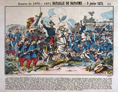 Schlacht von Bapaume, Deutsch-Französischer Krieg, 3. Januar 1871 von Unbekannt