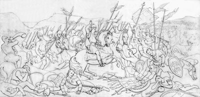 Schlacht von Hastings, 1066, 1835 von Unbekannt