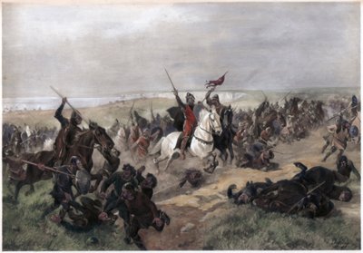 Schlacht von Hastings, 14. Oktober 1066 von Unbekannt