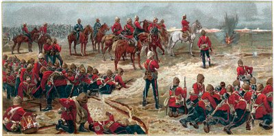 Schlacht von Tel-el-Kebir, Ägypten, 13. September 1882, 1887 von Unbekannt