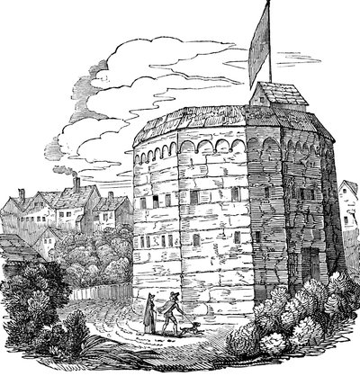 Bear Garden, Southwark, London, 1574 von Unbekannt