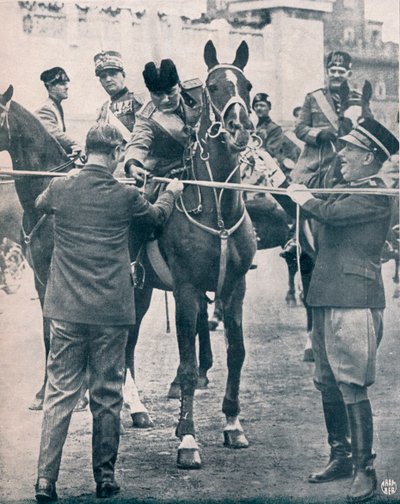 Benito Mussolini, italienischer faschistischer Führer, ca. 1922-1933 von Unbekannt