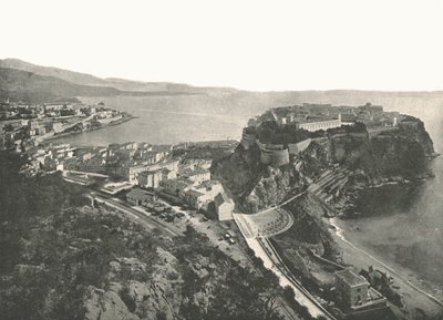 Vogelperspektive, Monte Carlo, Monaco, 1895 von Unbekannt